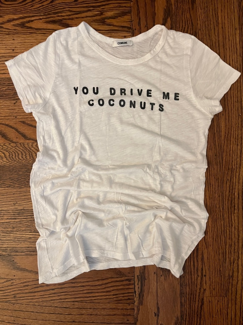 COMUNE WHITE GRAPHIC T S